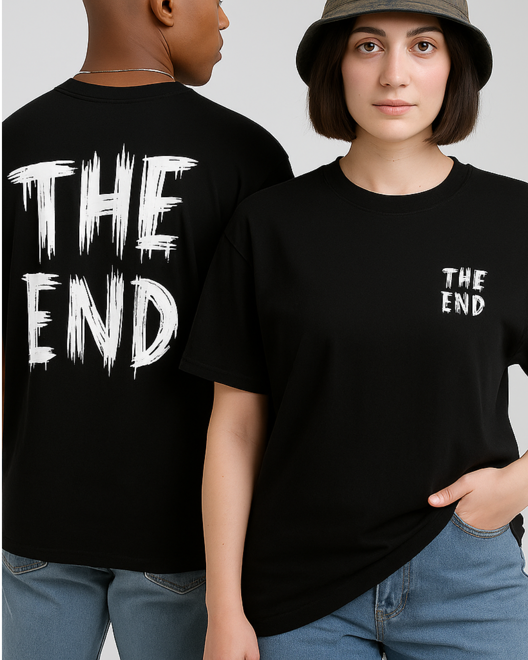 Unisex Oversized Printed T-Shirt