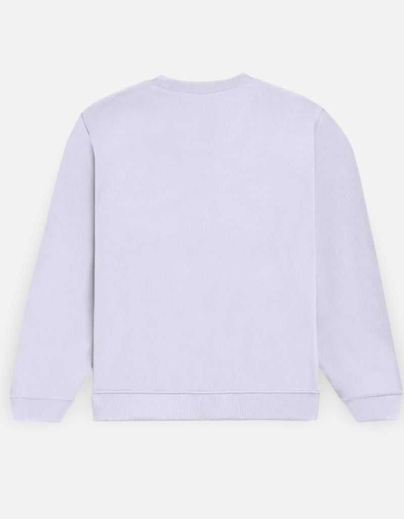 Women Printed Sweatshirt-Lavender Color- White Bear