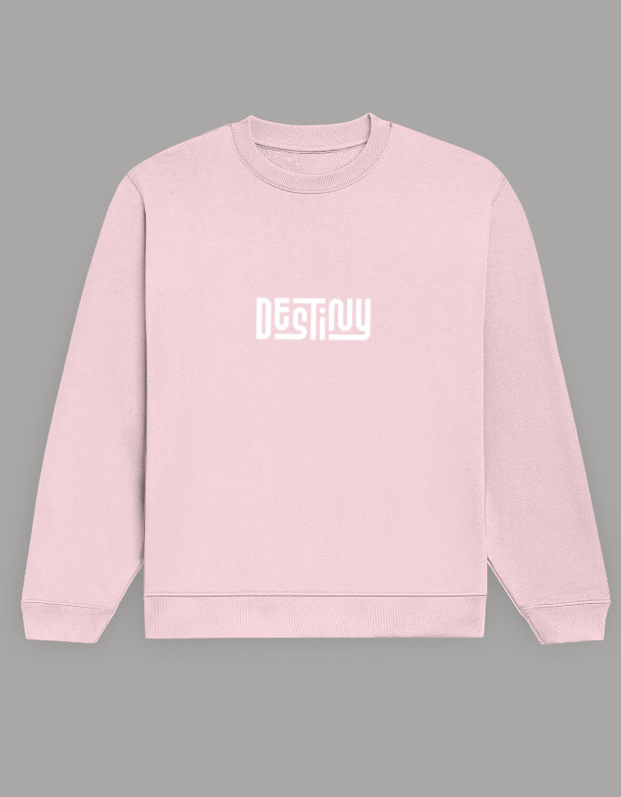 Men & Women Full Sleeve Printed Sweatshirt - PInk Color - White Bear