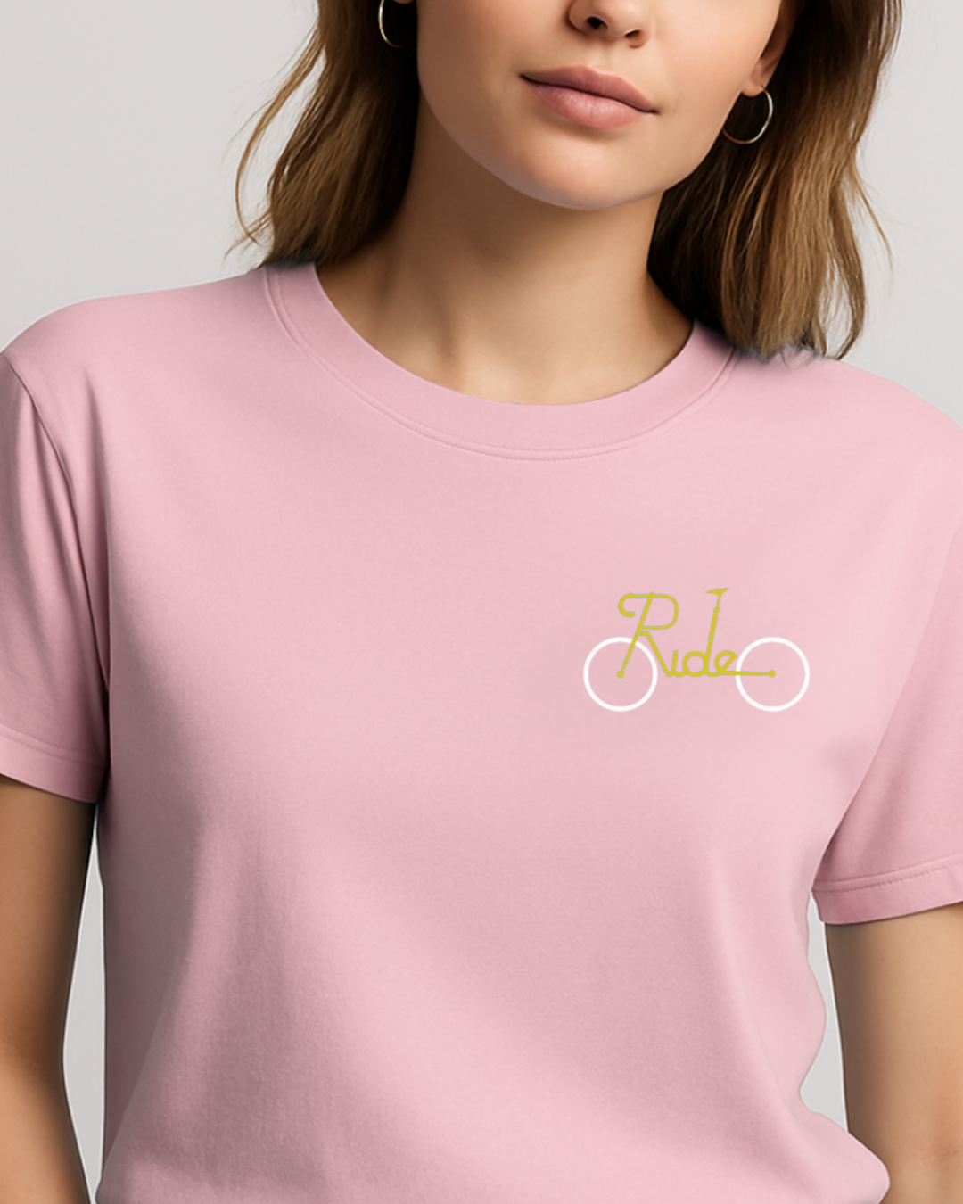 Unisex Classic Crew T-Shirt_baby pink
