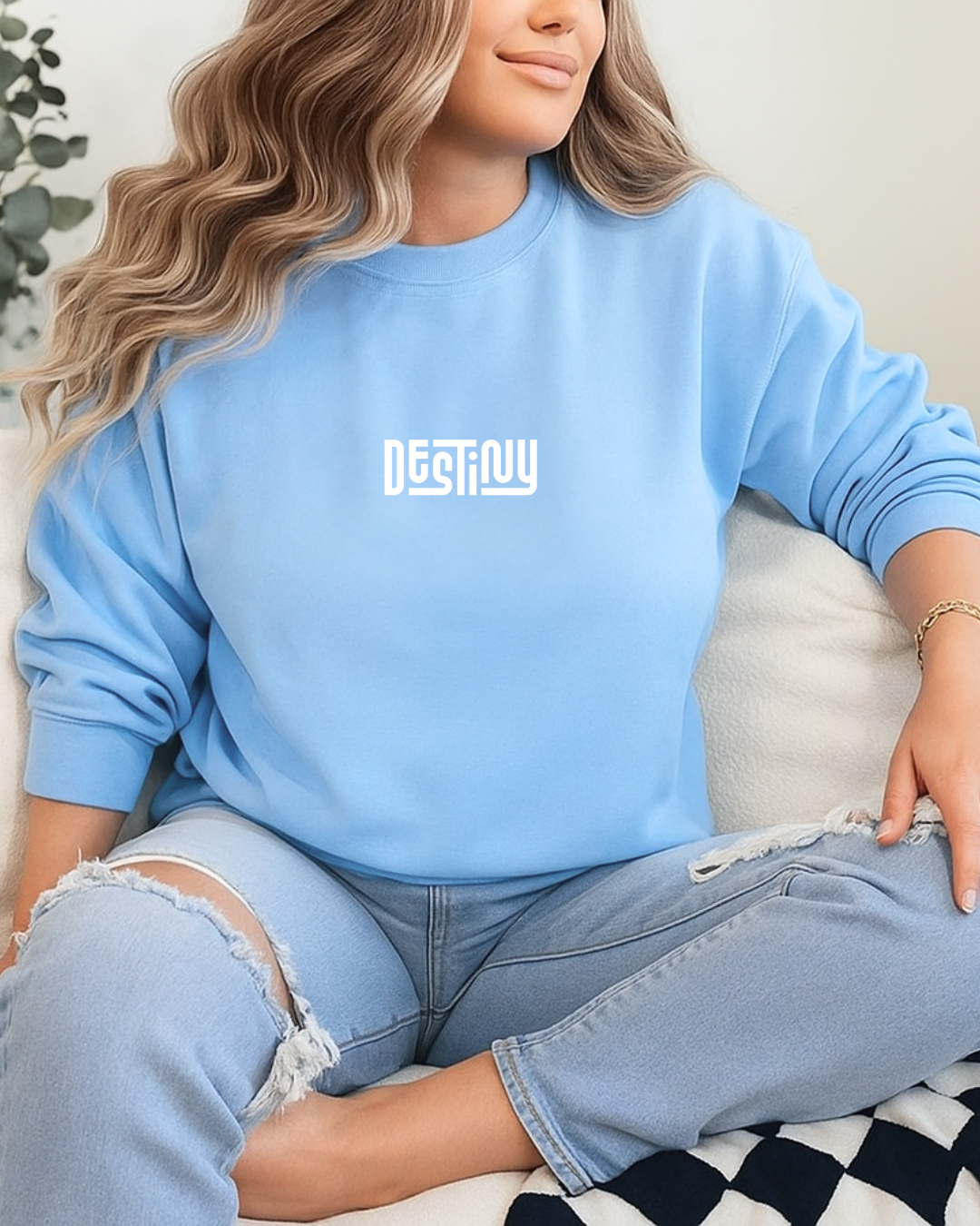 Men & Women Full Sleeve Printed Sweatshirt_blue