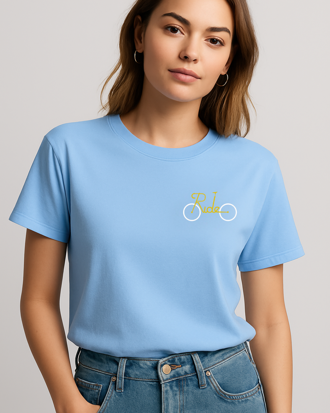 Unisex Classic Crew T-Shirt_baby blue