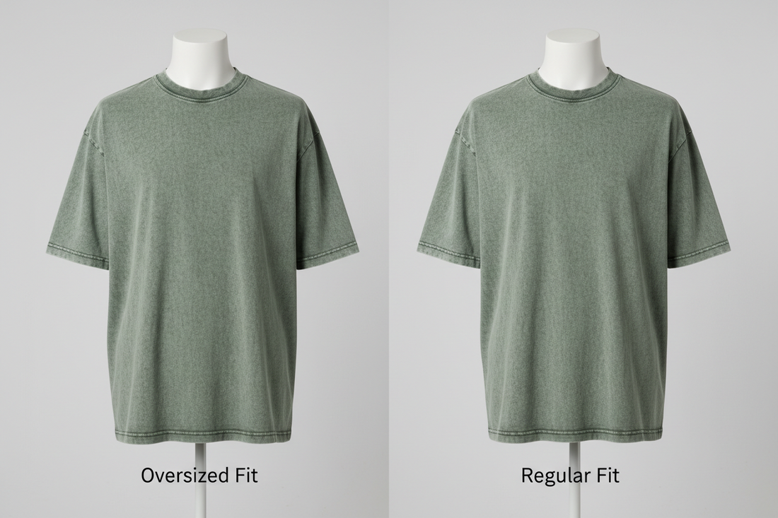Oversized vs Regular Fit T-Shirts: What's the Difference?