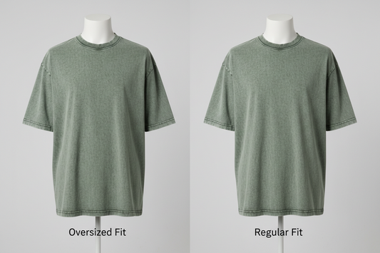 Oversized vs Regular Fit T-Shirts: What's the Difference?