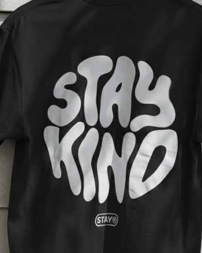 Stay Kind Unisex T-Shirt – Positive Quote Graphic Tee | Soft Cotton Casual Wear