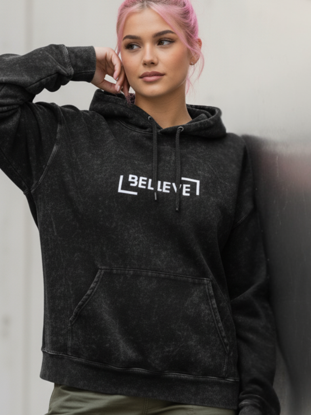 Unisex Acid Wash Hoodie – Stylish Gen-Z Couple Fashion | White Bear Clothing