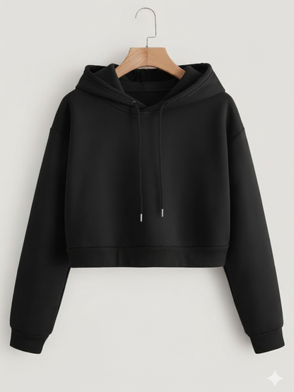 Cropped Hoodie for Women | Stylish Casual Wear | White Bear Clothing