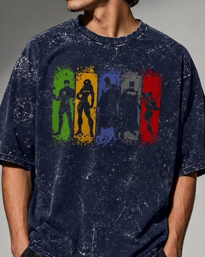 Unisex Oversized Acid Wash Oversized Graphic T-Shirt | Premium Streetwear Tee