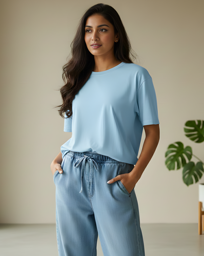 Classic Crew T-Shirt for Women | Soft Cotton Casual Tee