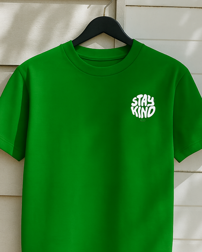Stay Kind Unisex T-Shirt – Positive Quote Graphic Tee | Soft Cotton Casual Wear