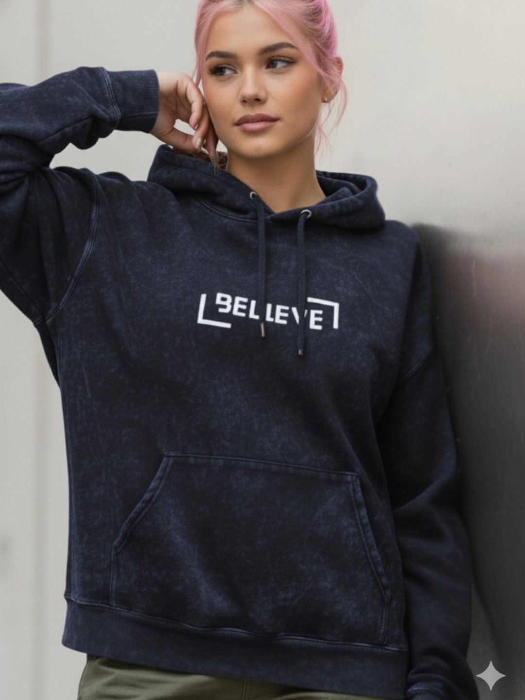 Unisex Acid Wash Hoodie – Stylish Gen-Z Couple Fashion | White Bear Clothing