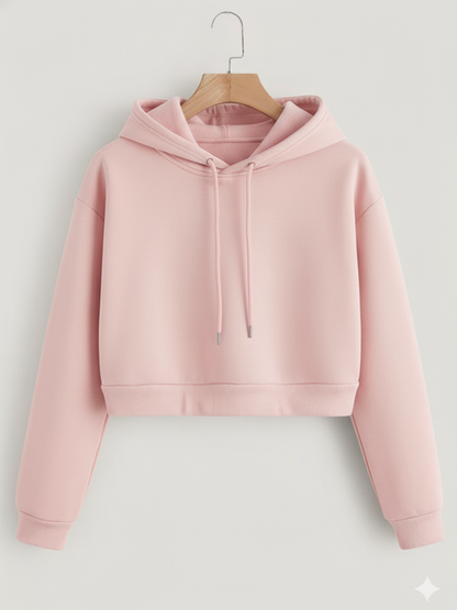 Cropped Hoodie for Women | Stylish Casual Wear | White Bear Clothing