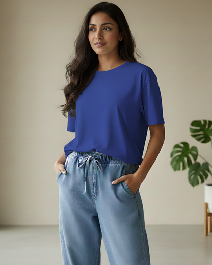 Classic Crew T-Shirt for Women | Soft Cotton Casual Tee