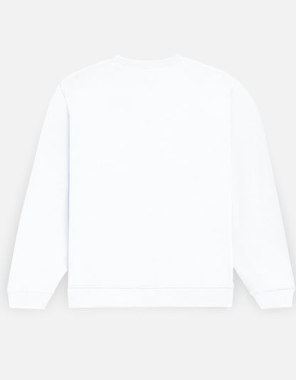 Women Printed Sweatshirt-White Color- White Bear