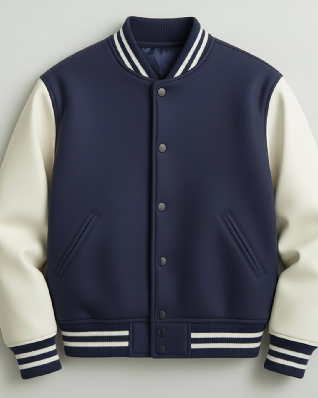 Mens-Classic-Varsity-Jacket-navy blue-White-Outerwear