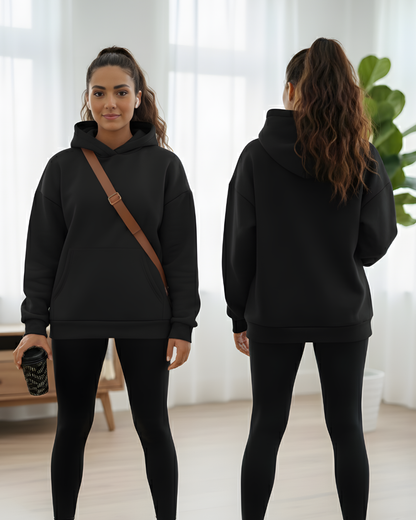 Oversized Hoodie for Women _black