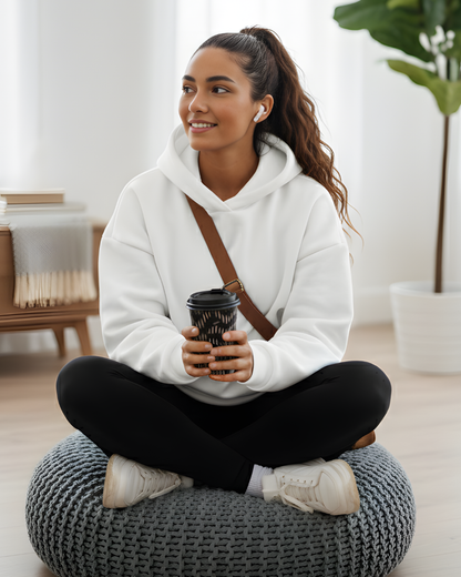 Oversized Hoodie for Women _white