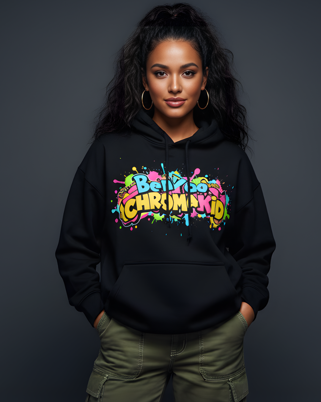 Unisex Oversized Hoodie for Women_black