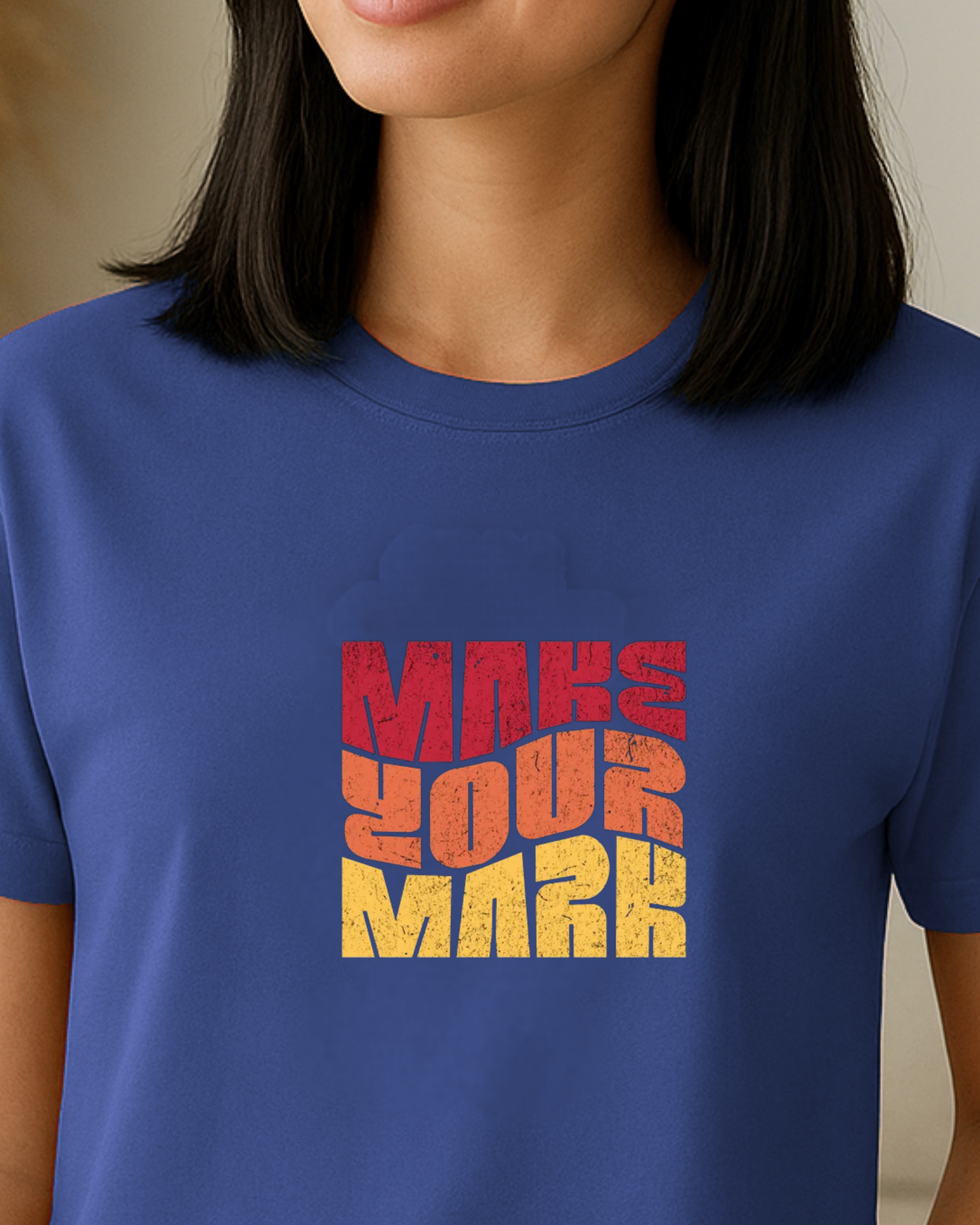 Unisex Round Neck Printed T-Shirt