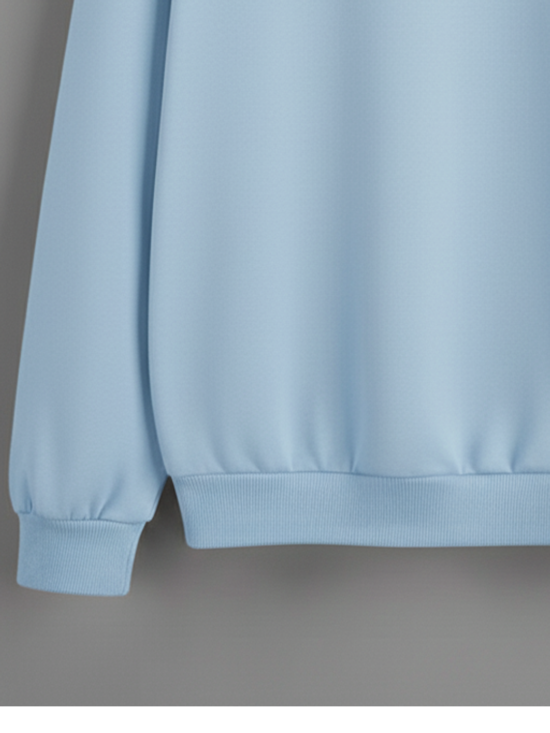 Unisex Solid classic Crewneck Sweatshirt-blue