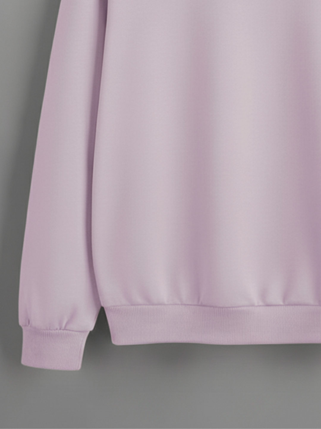 Unisex Solid classic Crewneck Sweatshirt-lavender