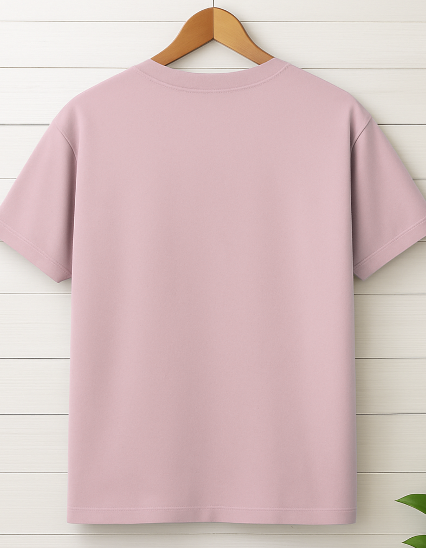 Men & Women Classic Crew Printed T-Shirt - pink Color- White Bear