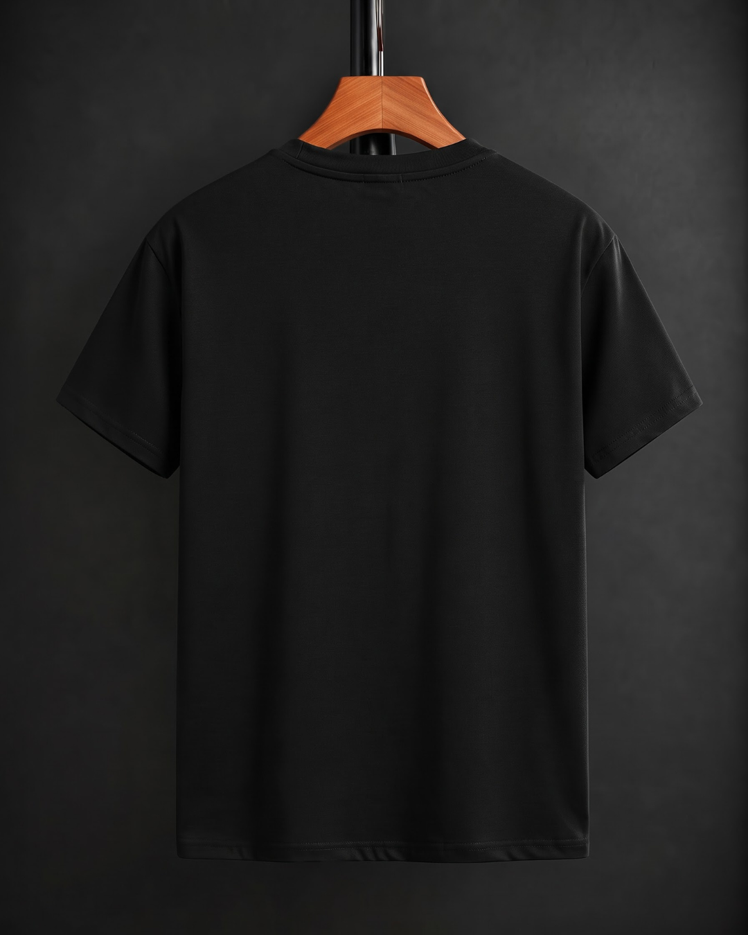 Black England Flag Unisex Classic Crew Regular Fit T-Shirt from White Bear Brand