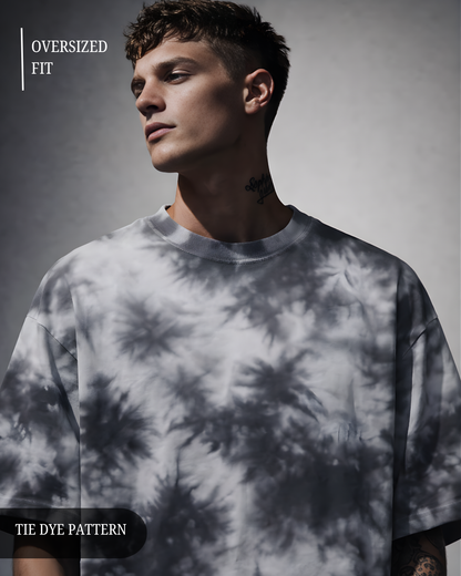 Tie-Dye Oversized T-Shirt for Men – Premium Cotton Streetwear