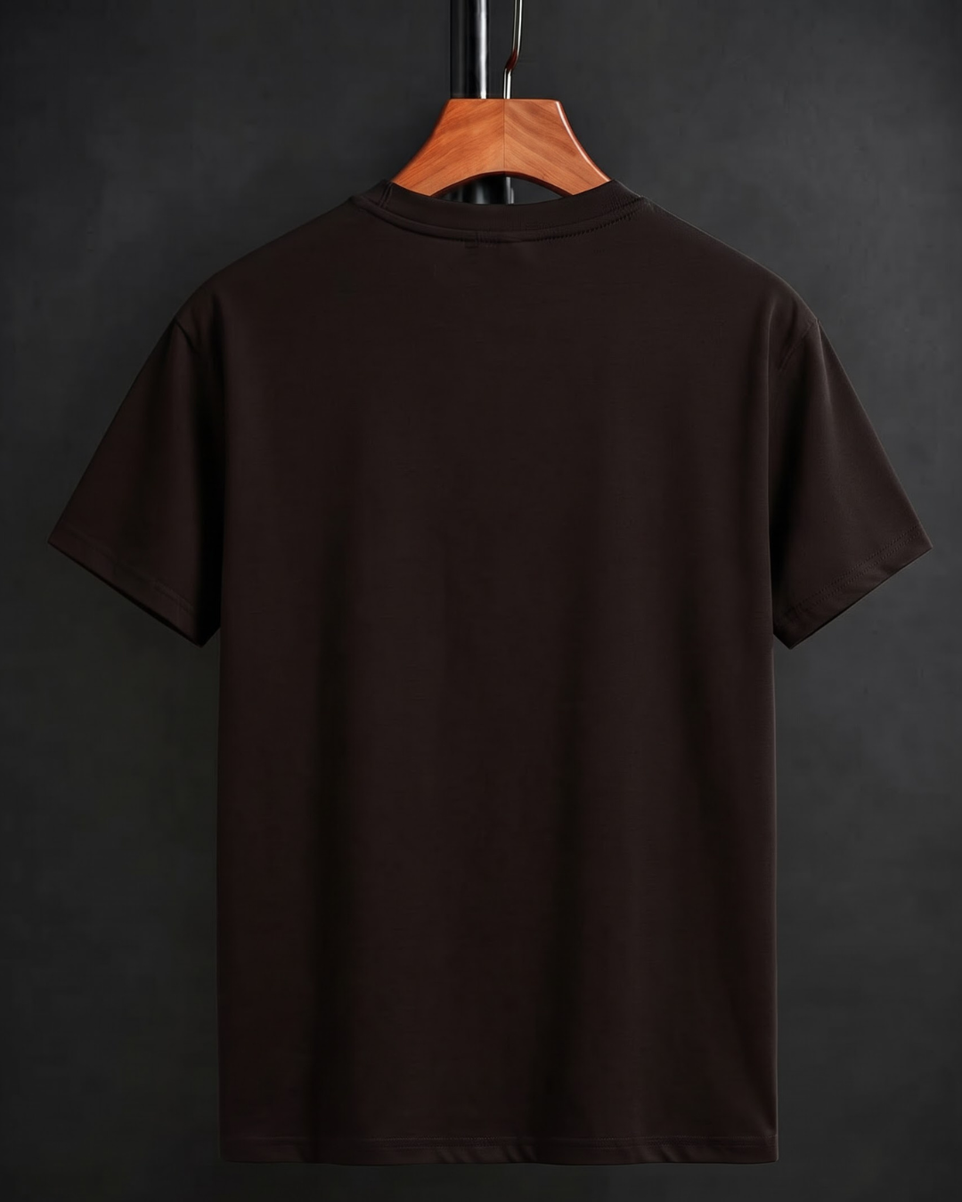 Coffee Brown England Flag Unisex Classic Crew Regular Fit T-Shirt from White Bear Brand