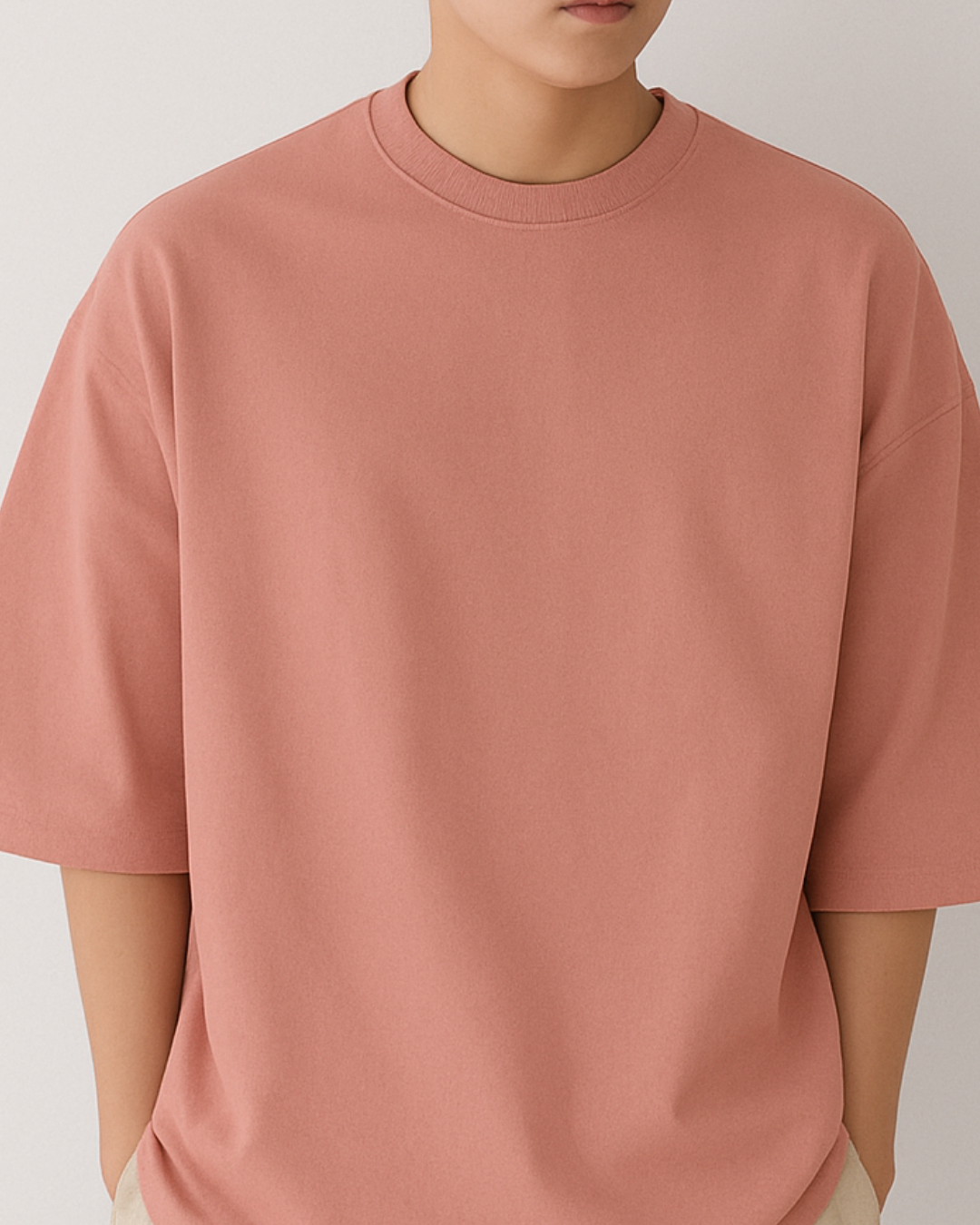 flamingo-oversized-unisex-tshirt-minimalist-casual-look