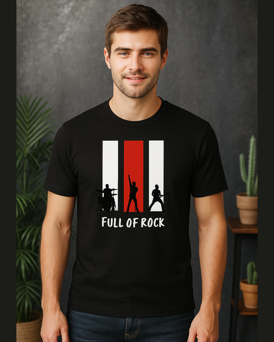 Men Round Neck Regular Cotton T-Shirt_black
