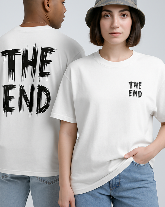 Unisex Oversized Printed T-Shirt_white