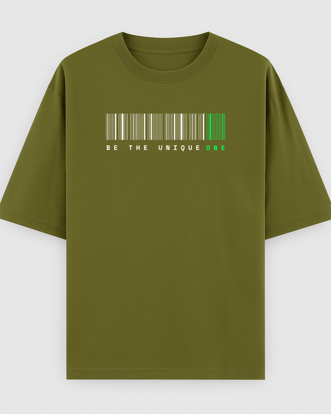 Unisex Oversized_olive green color