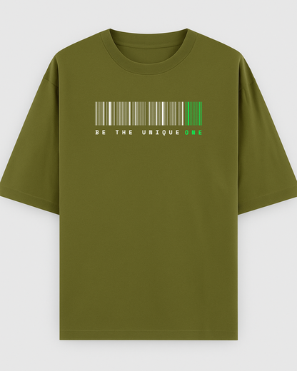 Unisex Oversized_olive green color
