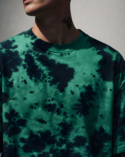 Tie-Dye Oversized T-Shirt for Men – Premium Cotton Streetwear