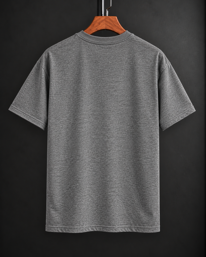 Grey Melange England Flag Unisex Classic Crew Regular Fit T-Shirt from White Bear Brand