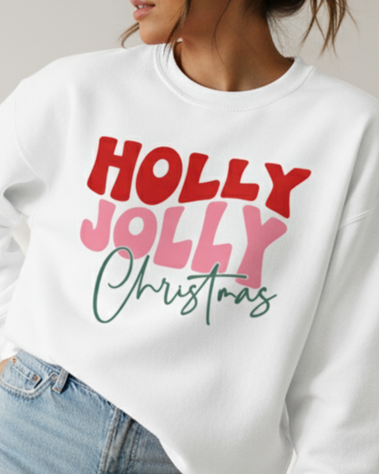 holly-jolly-christmas-sweatshirt-white