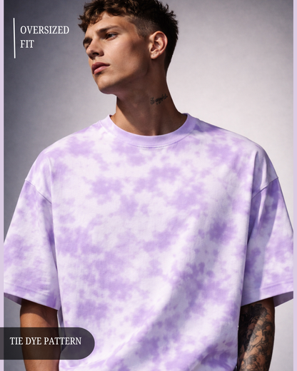Tie-Dye Oversized T-Shirt for Men – Premium Cotton Streetwear