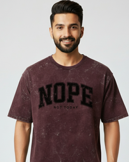 men's black acid wash t-shirt

