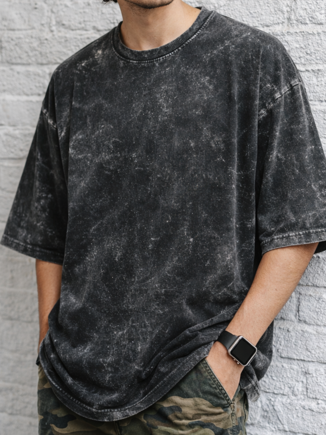 Oversized Unisex Acid Wash T-Shirt  | Premium 260 GSM Cotton Streetwear