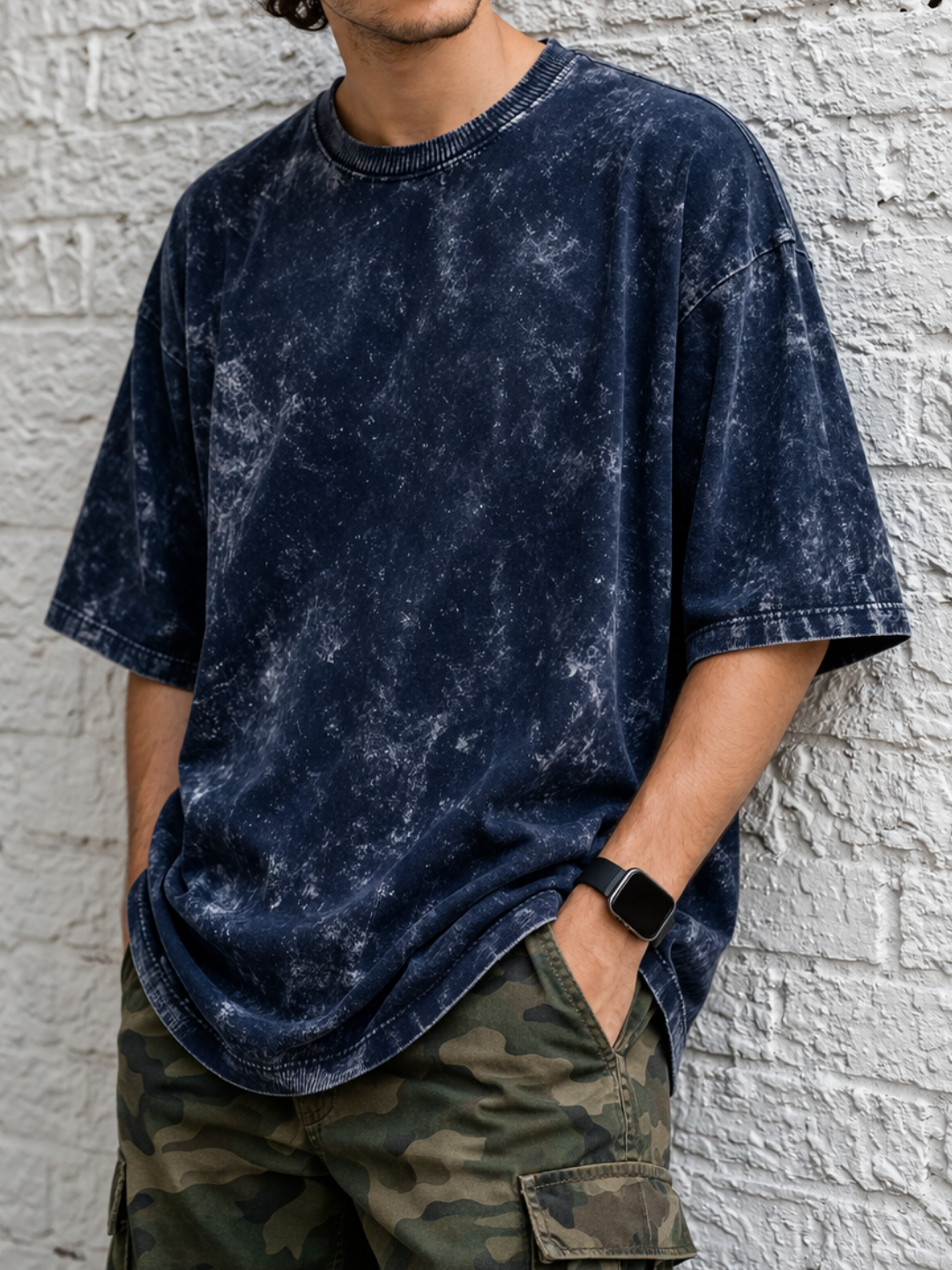 Oversized Unisex Acid Wash T-Shirt  | Premium 260 GSM Cotton Streetwear