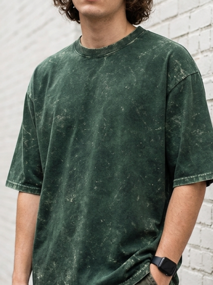 Oversized Unisex Acid Wash T-Shirt  | Premium 260 GSM Cotton Streetwear