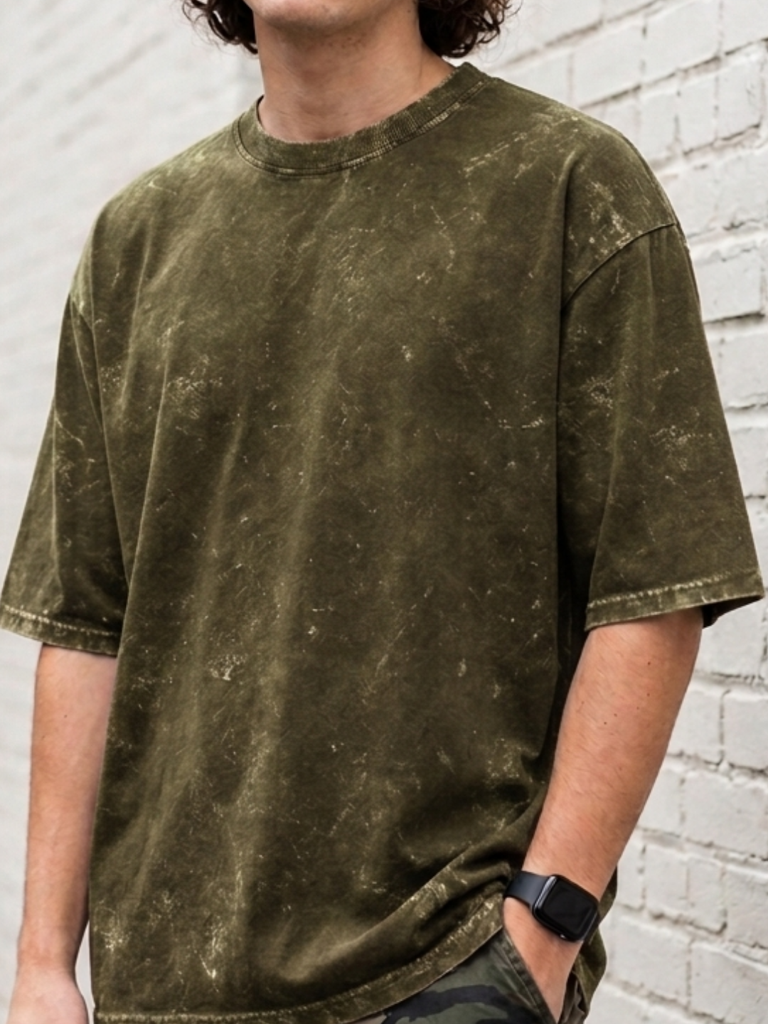 Oversized Unisex Acid Wash T-Shirt  | Premium 260 GSM Cotton Streetwear