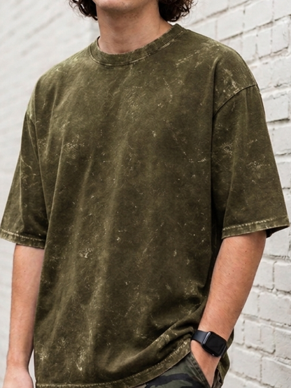 Oversized Unisex Acid Wash T-Shirt  | Premium 260 GSM Cotton Streetwear