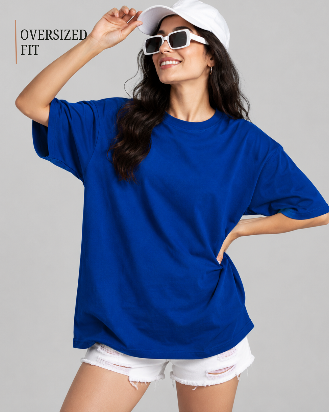 Oversized Classic T-Shirt for Women | Premium Cotton Casual Tee