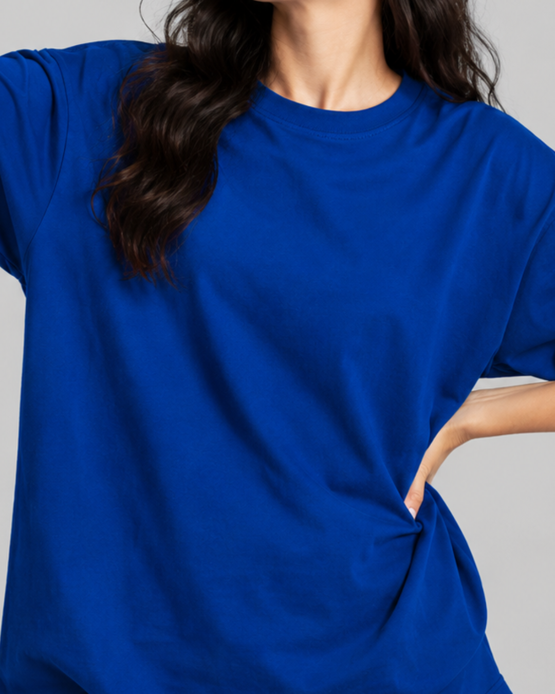 Oversized Classic T-Shirt for Women | Premium Cotton Casual Tee