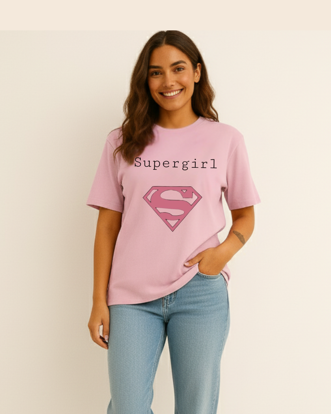 supergirl-pink-graphic-tee-women