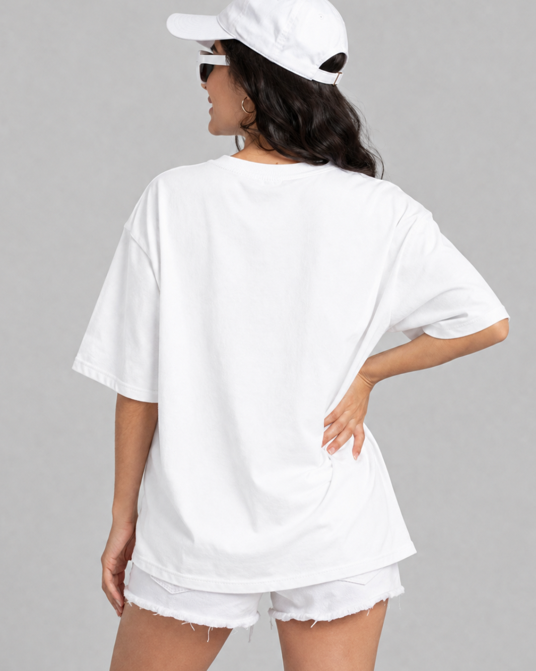 Oversized Classic T-Shirt for Women | Premium Cotton Casual Tee