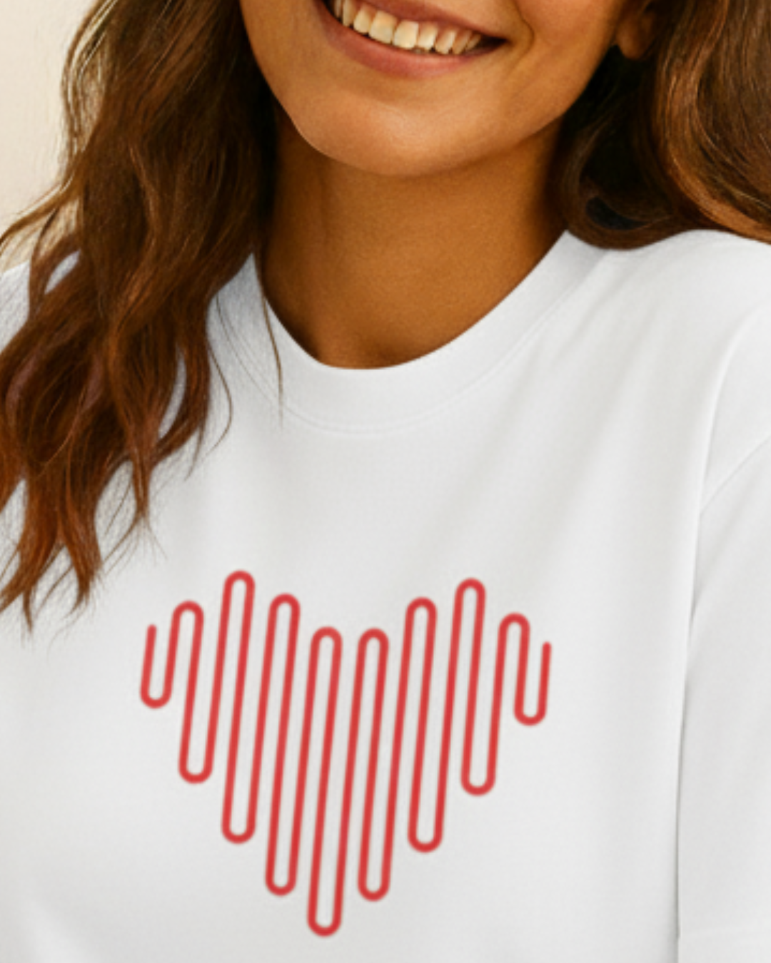oversized-white-heart-women tee